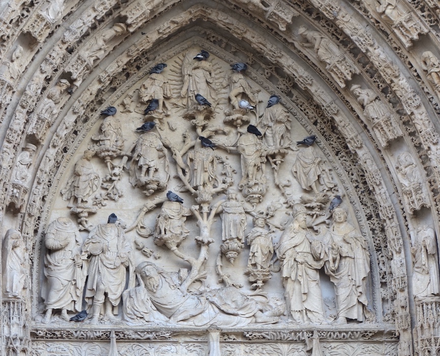 Arbre de Jessé<br>Portail de la cathédrale Notre-Dame - Rouen 76