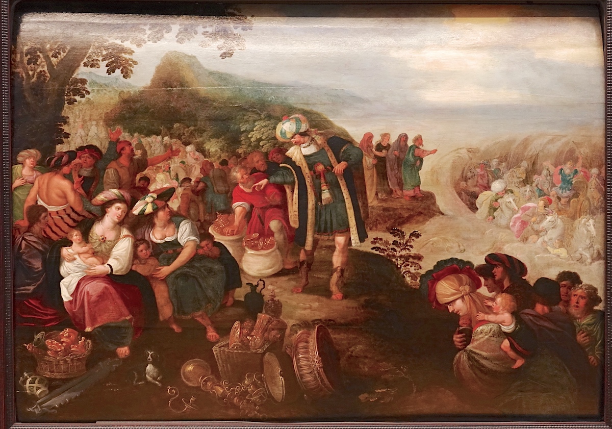 Le passage de la mer rouge (attribué à Franz Franken II XVe siècle) - Musée de Chalons-en-Champagne 51