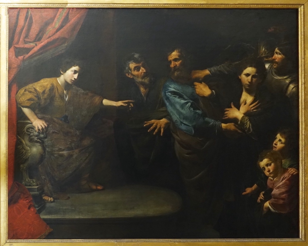 L'innocence de Suzanne reconnue (Valentin de Boulogne dit Le Valentin, vers 1627-1628)<br> Musée du Louvre