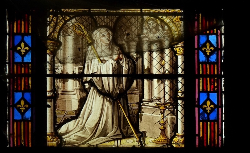 Une sœur du pape Urbain IV prie devant la sainte face pour que la Fête Dieu soit instaurée