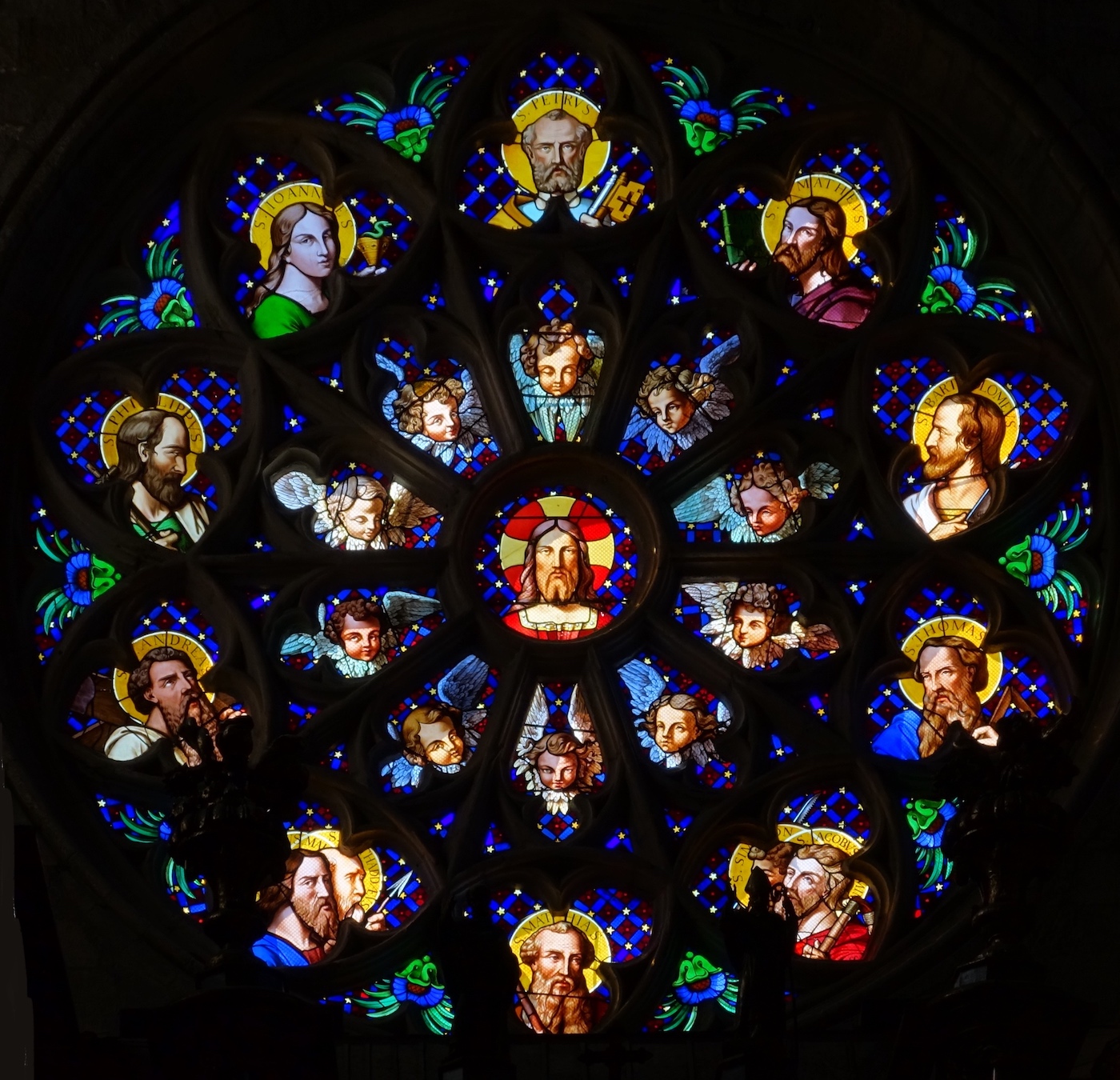 Le Christ et les apôtres - Cathédrale Saint Fulcran - Lodève 34