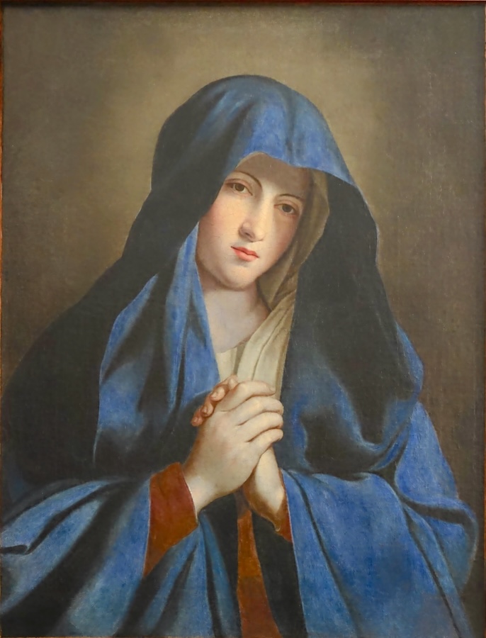 la Vierge au voile bleu