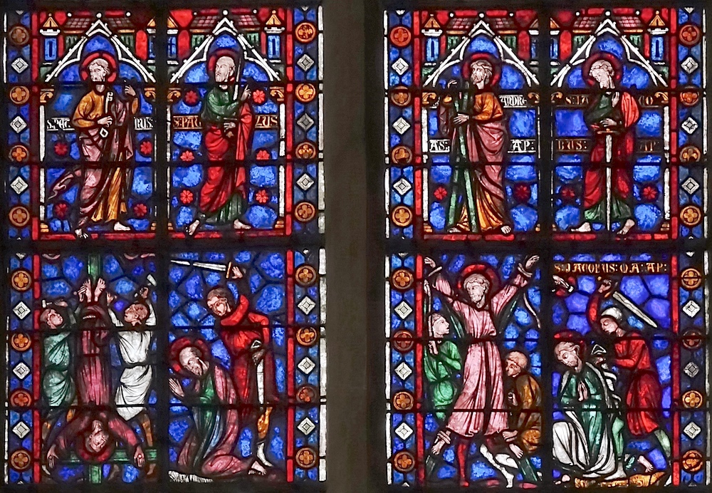 St Pierre, St Paul, St André, St Jacques Maj.