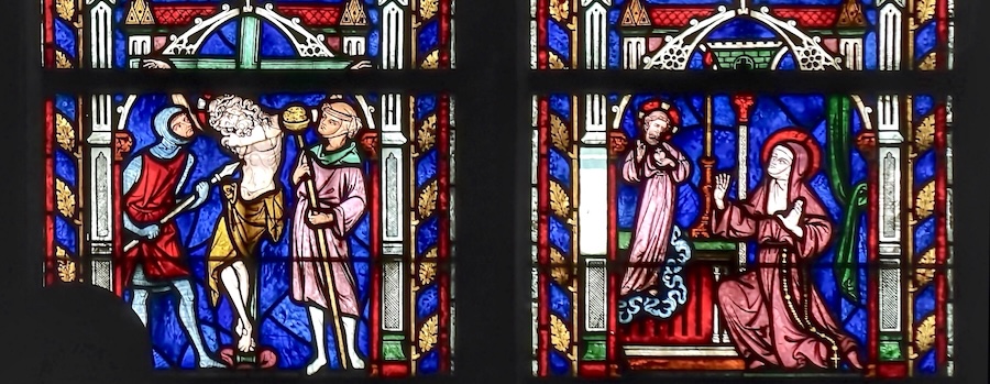 [7] la crucifixion [8] apparition du sacré coeur de Jésus à marguerite-Marie Alacoque