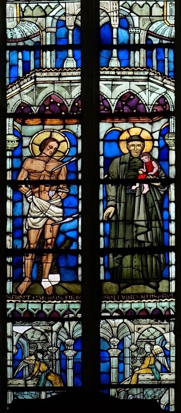 Saint Sébastien, Saint Vincent de Paul