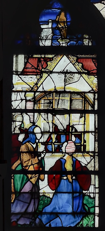 [6] Saint Thomas, emprisonné sur ordre du roi Gondopharès, est visité en prison par la princesse Migdomie