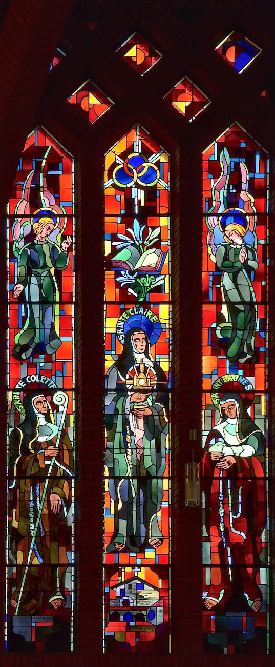 Sainte Claire, Sainte Colette de Corbie, Sainte Agnès