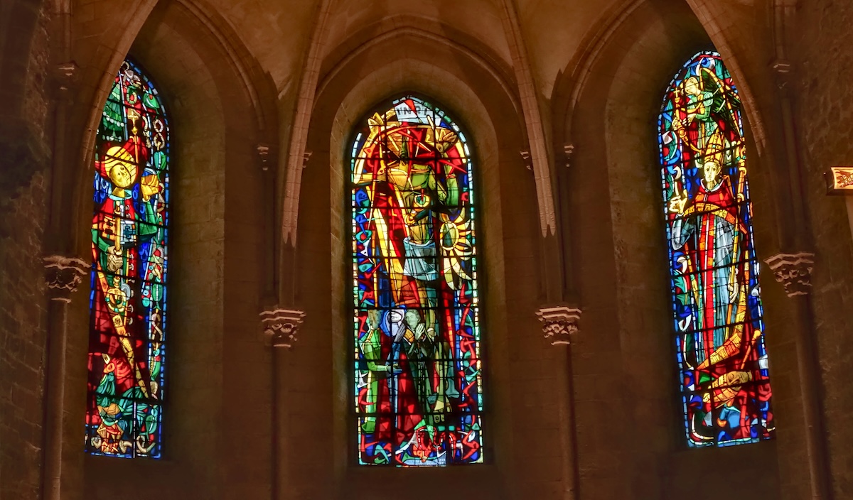 les vitraux de l'abside