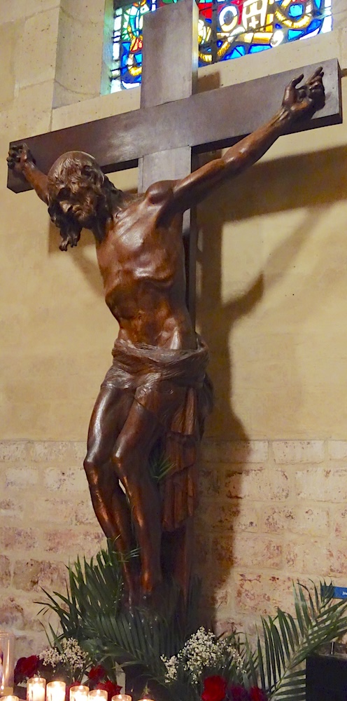 Christ en Croix - Henri Gréber<br>Eglise Saint Pierre de Montmartre - Paris (18)