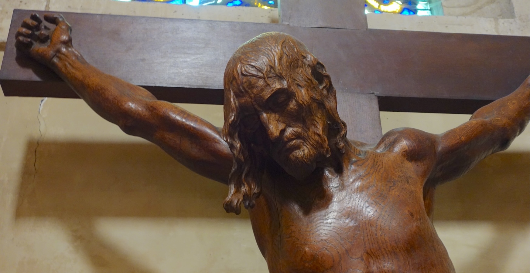 Christ en Croix - Henri Gréber<br>Eglise Saint Pierre de Montmartre - Paris (18)