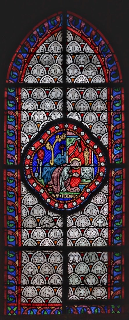 Saint Fiacre, ermite et jardinier (vers 670)