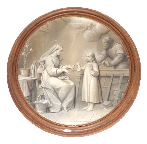 Ste Anne, St Joachim et Marie enfant