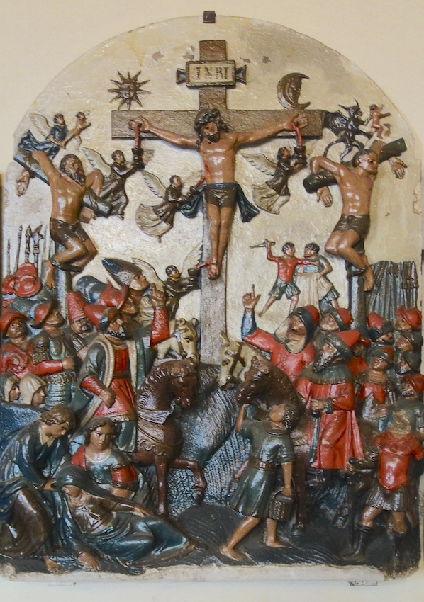 Retable de la passion : la crucifixion
