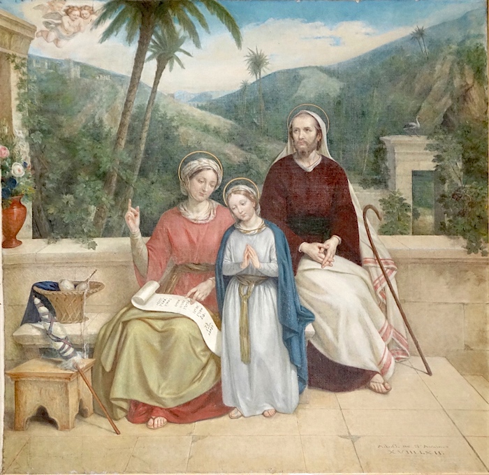 Ste Anne, St Joachim et la Vierge enfant