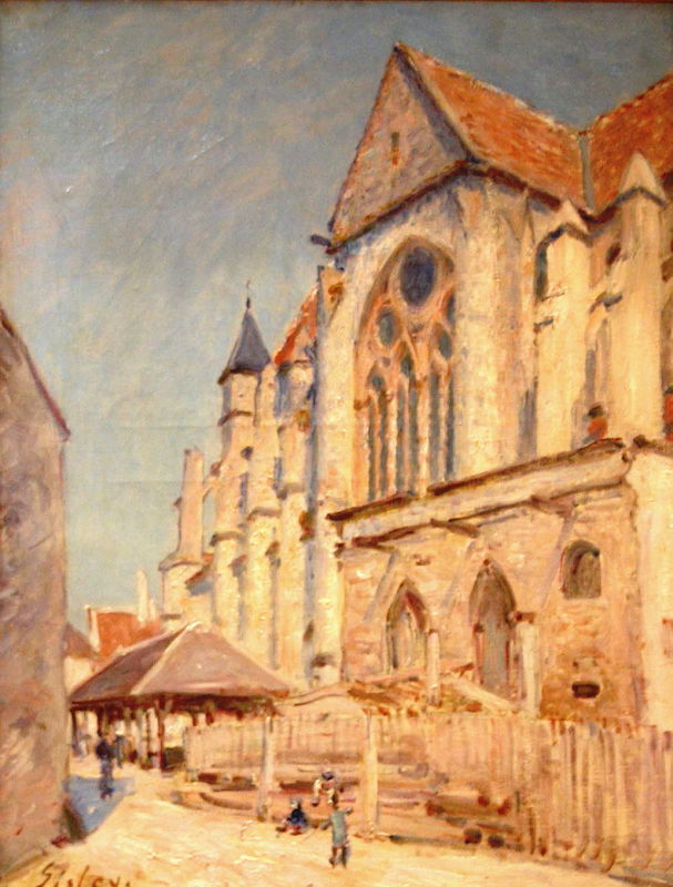Alfred Sysley - Eglise Notre-Dame - Moret-sur-Loing 77