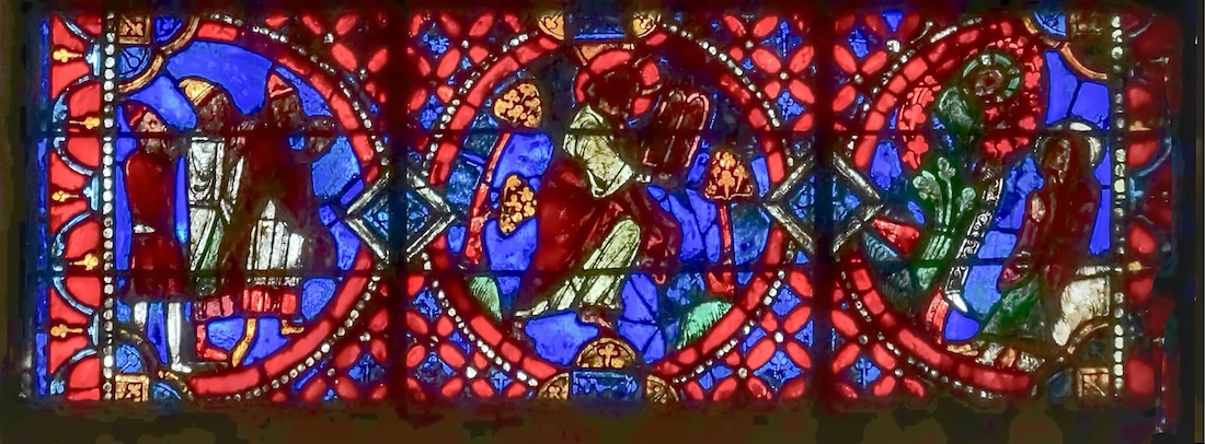 [1] Les Hébreux prient... [2] Moïse et les tables de la Loi [3] Moïse et le buisson ardent