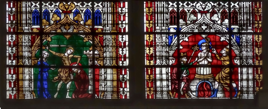 Décolation de Jean-Baptiste, martyre de Jean l'évangéliste