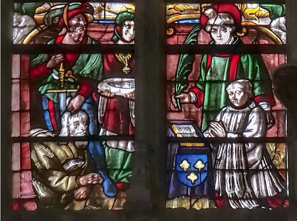 Décollation de Jean-Baptiste, donateurs