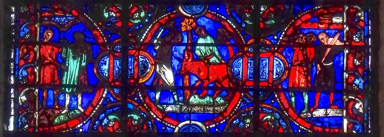 [16] son père lui apporte un habit [18] on tue le veau gras [17] deux musiciens jouent de la viole