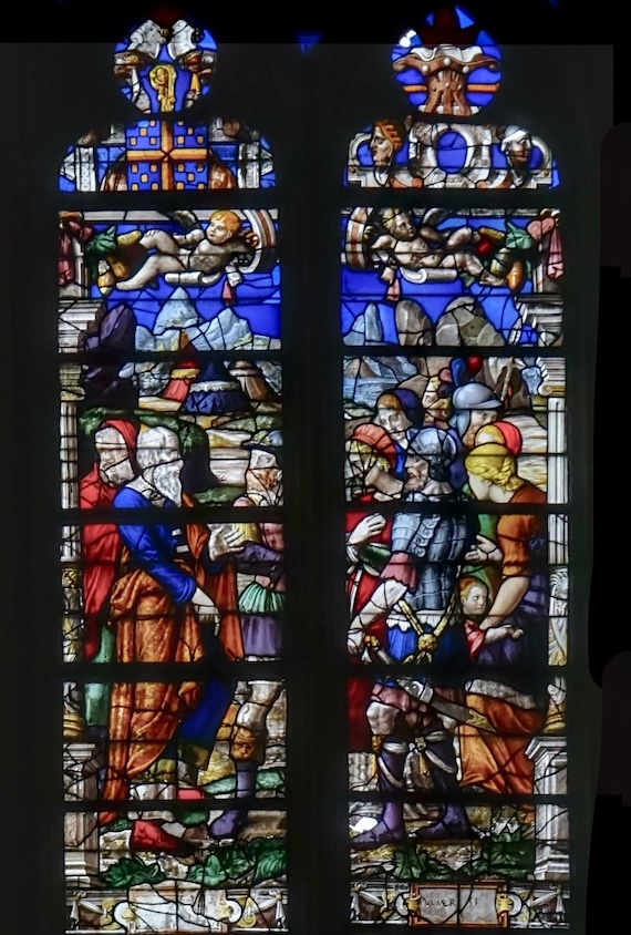 [8] La terre va engloutir Coré, Dathan et Abiron qui ses sont soulevés contre Moïse