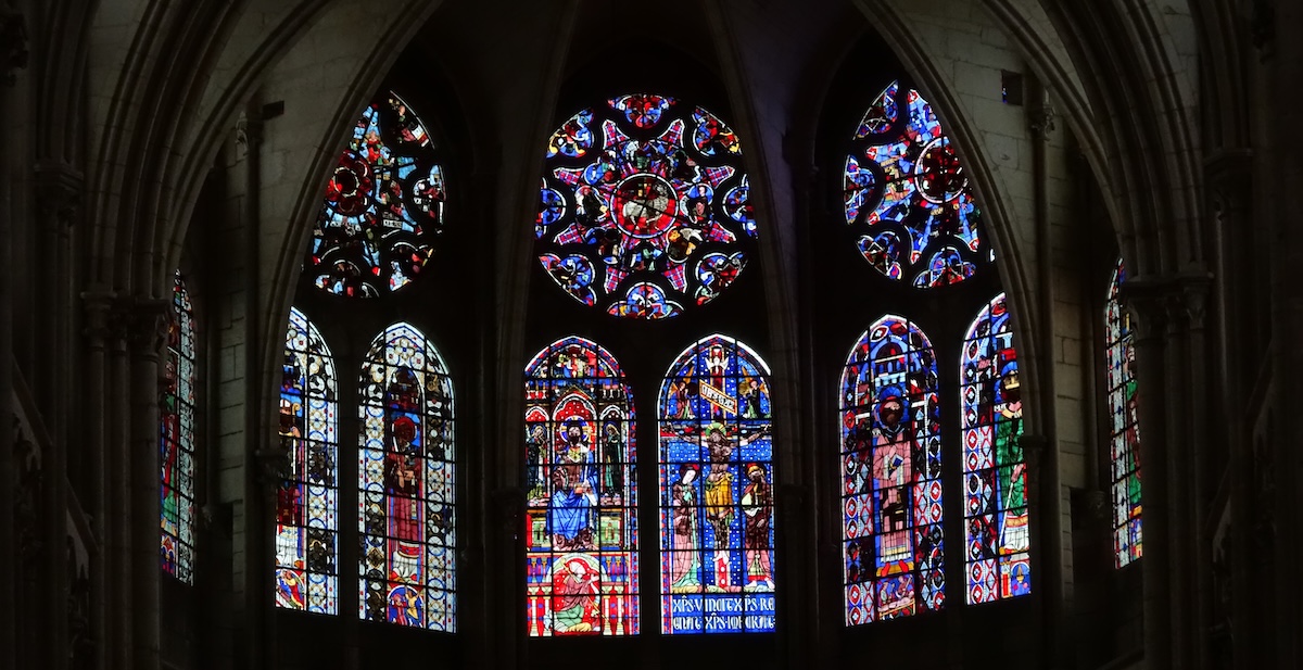 les baies hautes du chœur