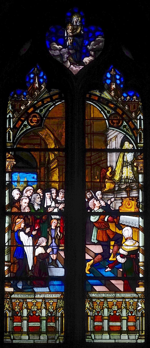 Guérison d'un enfant de Saint Denis au 14e siècle