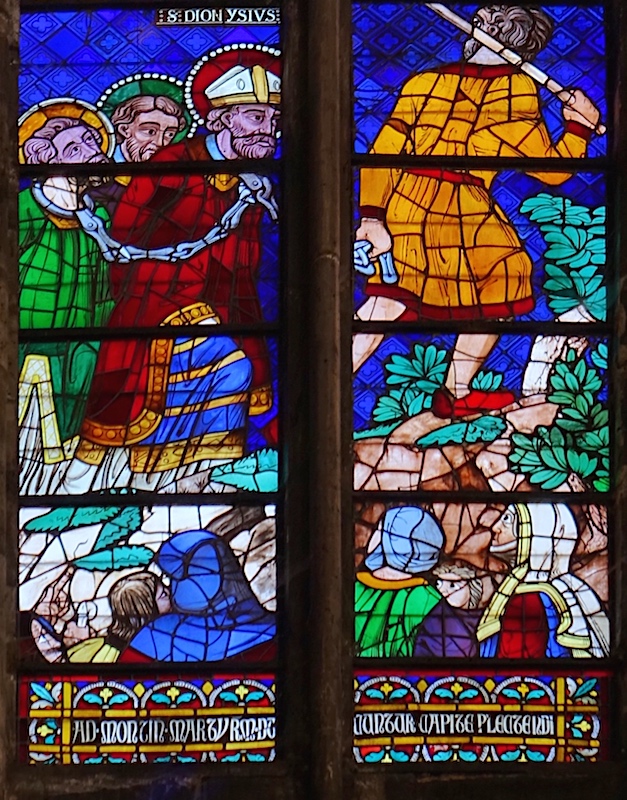 Saint Denis et ses compagnons menés au supplice