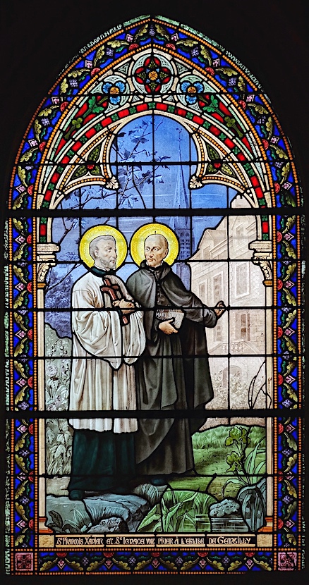<b>Saint François-Xavier</b>, missionnaire de la Chine et du Japon, et <b>Saint Ignace de Loyola</b>, fondateur de la compagnie de Jésus, séjournèrent à Gentilly vers 1530