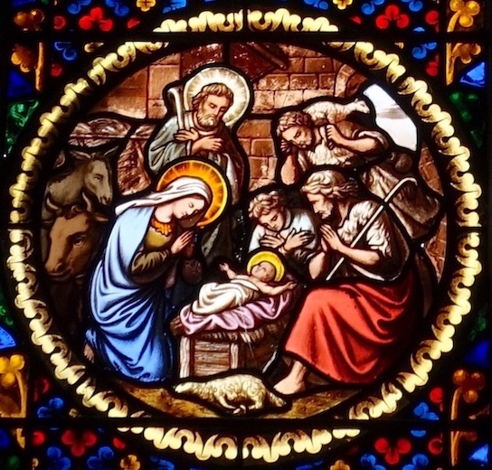 L'adoration des bergers - Eglise N.D. de la Nativité - Aigueperse 63<