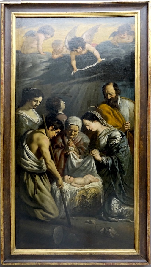 L'adoration des bergers (Louis Le nain vers 1632) <br>Musée du Louvre