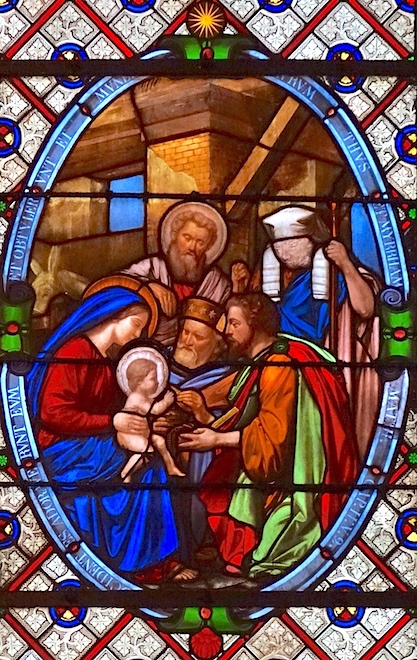 L'adoration des mages - Eglise Sainte Marie des batignoles - Paris (17)