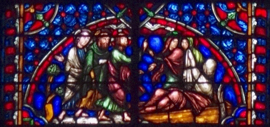 La résurrection de Lazare<br>Cathédrale St Pierre St Paul - Troyes 10
