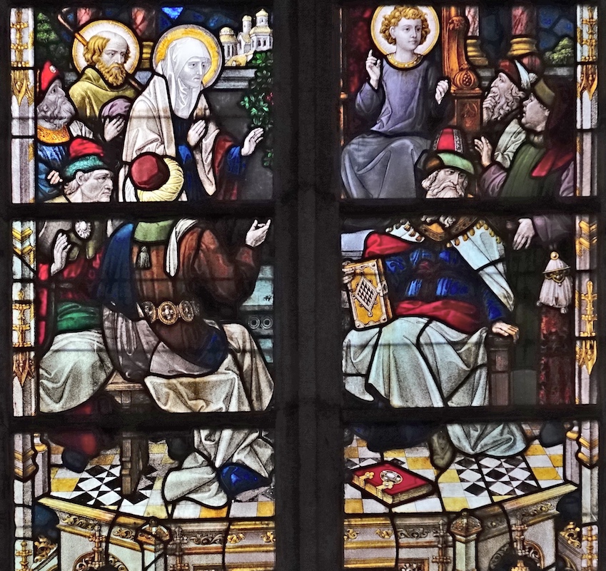 Jésus et les docteurs<br>Eglise St Martin - Courtrai (Belgique)