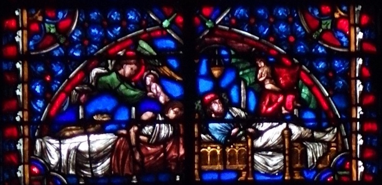 Lazare et le mauvais riche - Cathédrale St Pierre St Paul - Troyes 10