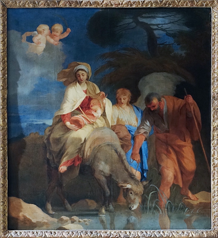 La fuite en Egypte (Sébastien Bourdon vers 1644) - Musée du Louvre