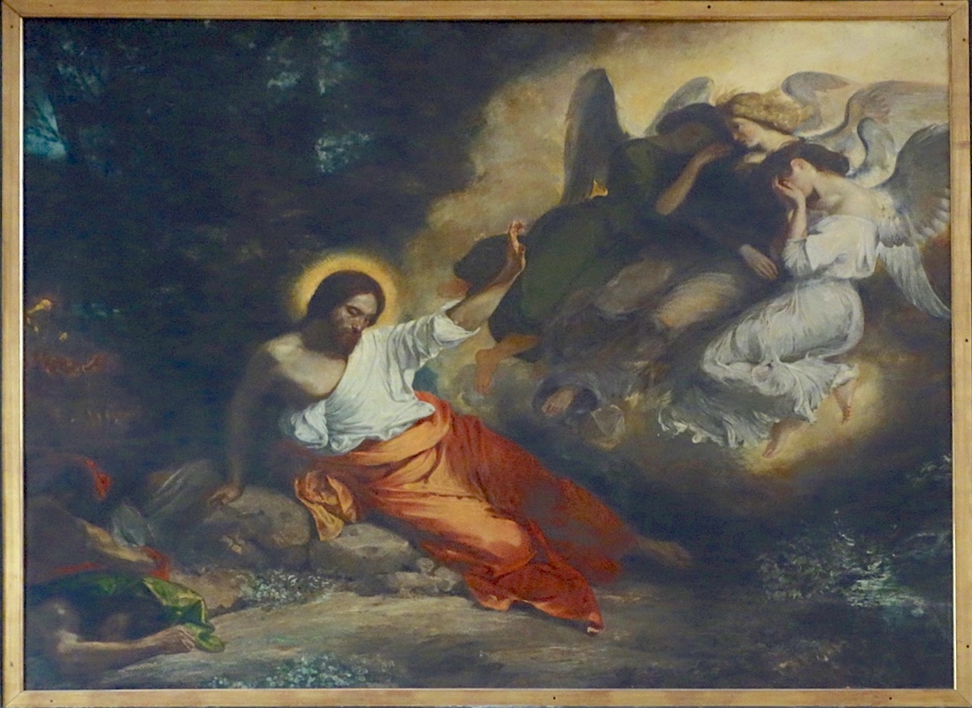 Jésus au mont des oliviers - Eglise St Paul St Louis - Paris (4)