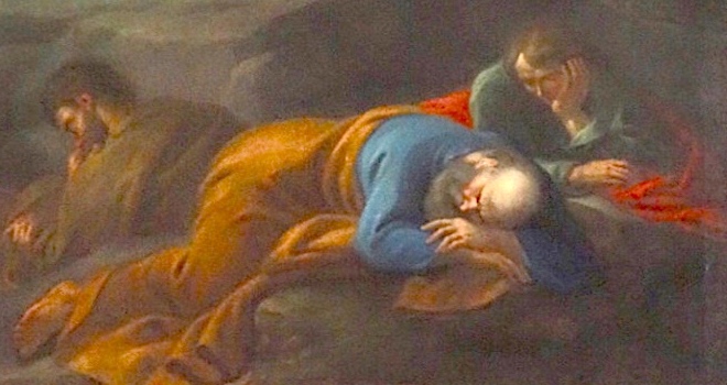 Jésus au mont des oliviers - Eglise St Pierre de Montmartre - Paris (18)