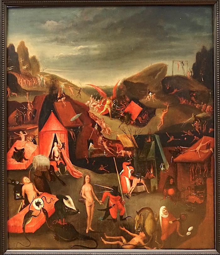 L'enfer (Jérôme Bosch)<br>Musée des beaux arts - Chalons-en-Champagne 51