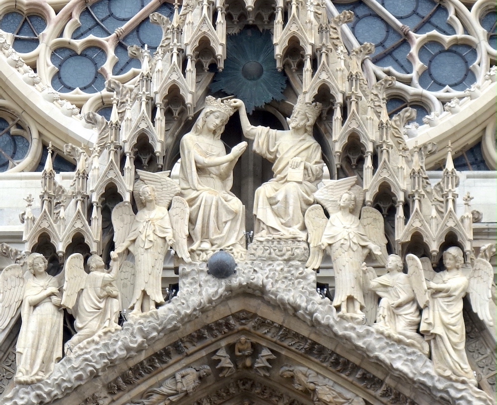 Couronnement de la Vierge<br>Cathédrale Notre-Dame - Reims 51