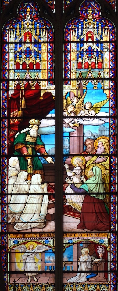 Présentation de la Vierge au temple.<br>Chapelle de la clinique Blomet - Paris (15)