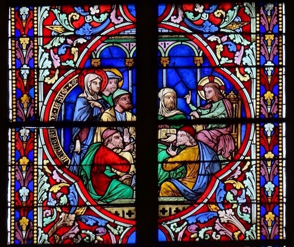 [11] Jésus et les docteurs.<br>Cathédrale St Etienne - Meaux 77