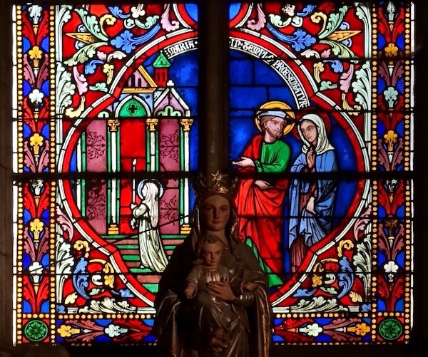 [2] Présentation de la Vierge au temple.<br>Cathédrale St Etienne - Meaux 77