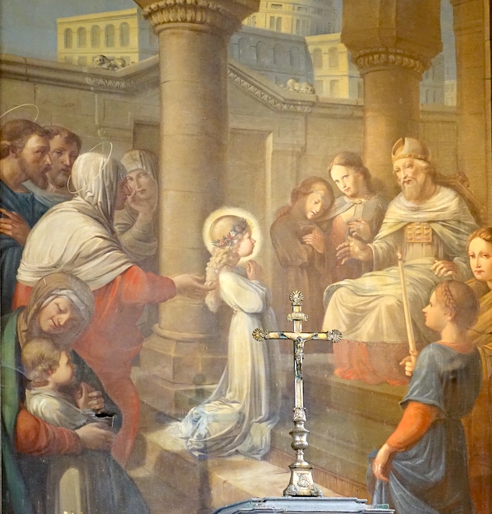 Présentation de la Vierge au temple<br>Eglise Notre Dame de la Nativité - Préaux 77