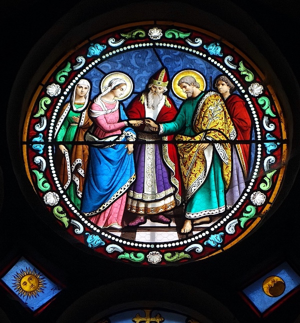 Mariage de la Vierge - Eglise St Privat - Saint-Privé 89