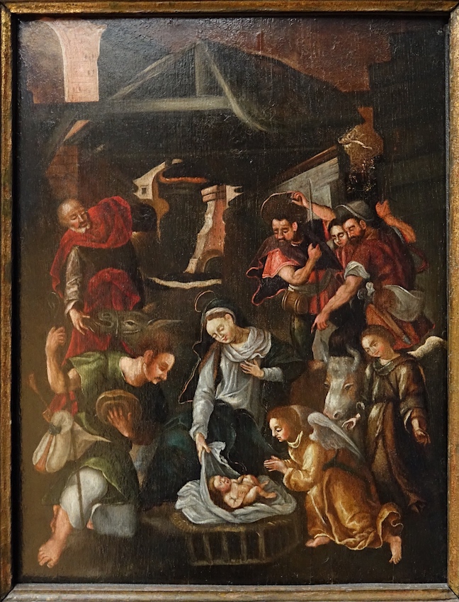 Nativité (anonyme XVIe siècle)<br>Musée des beaux arts - Chalons-en-Champagne