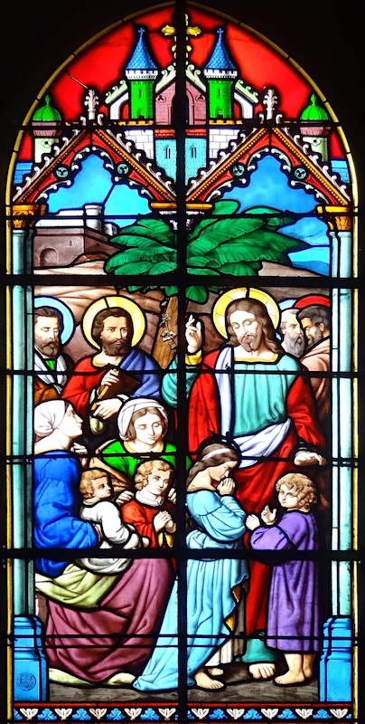 Jésus et les petits enfants - Eglise St Valérien - Chateaudun 28