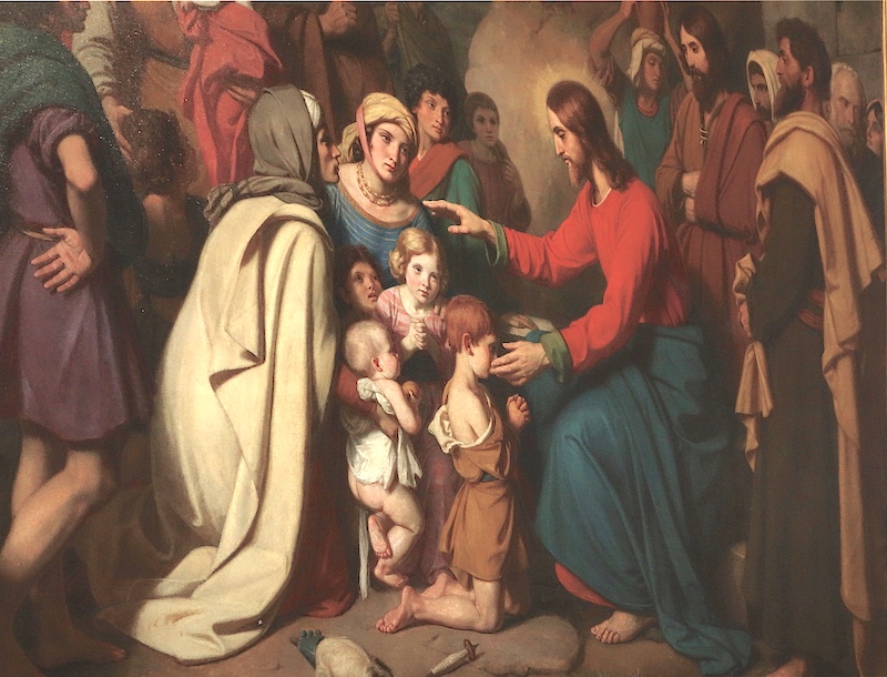 Jésus et les petits enfants - Eglise Saint Roch - Paris (1)