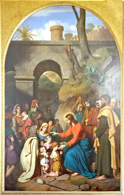 Jésus et les petits enfants - Eglise Saint Roch - Paris (1)