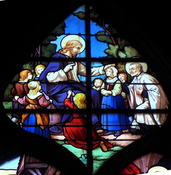 Jésus et les petits enfants - Eglise Saint Séverin - Paris (5)