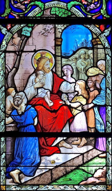 Jésus et les petits enfants - Eglise St Pierre St Paul - Montreuil 93
